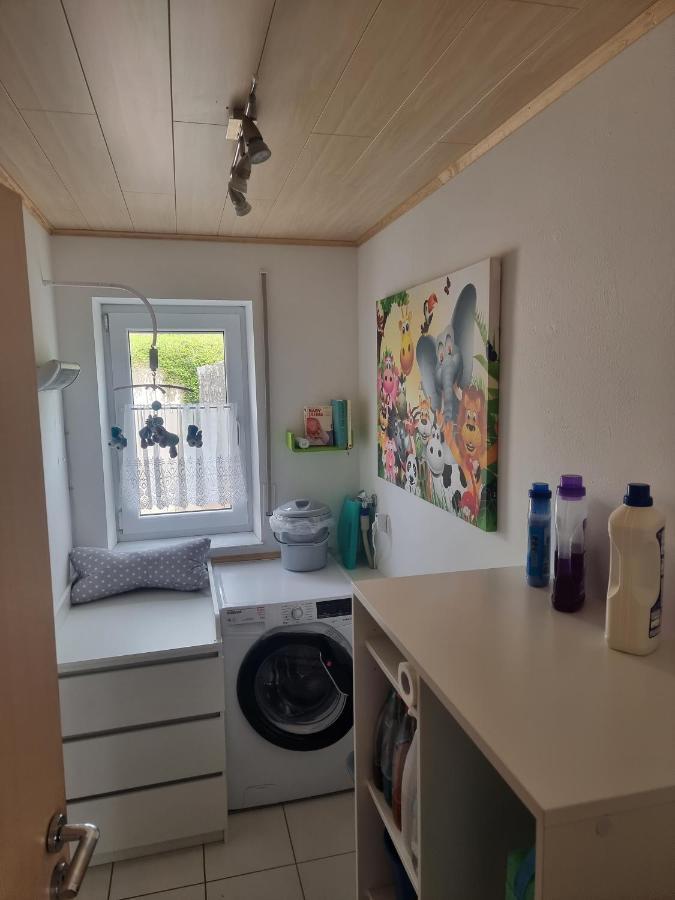 Ferienwohnung Biosphaerenblick Münsingen Exterior foto